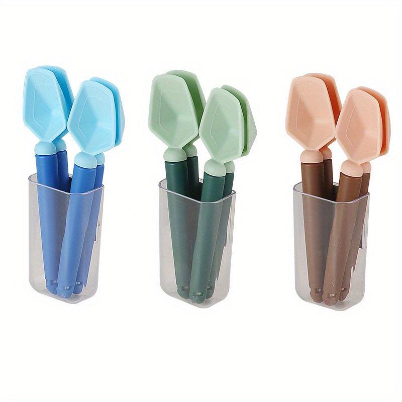 Bag Sealing Clips Measuring Spoon Magnets Food Clips Functional Scoop