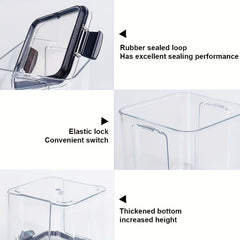 Clear Airtight Food Storage Containers with Lids for Fresh Keeping