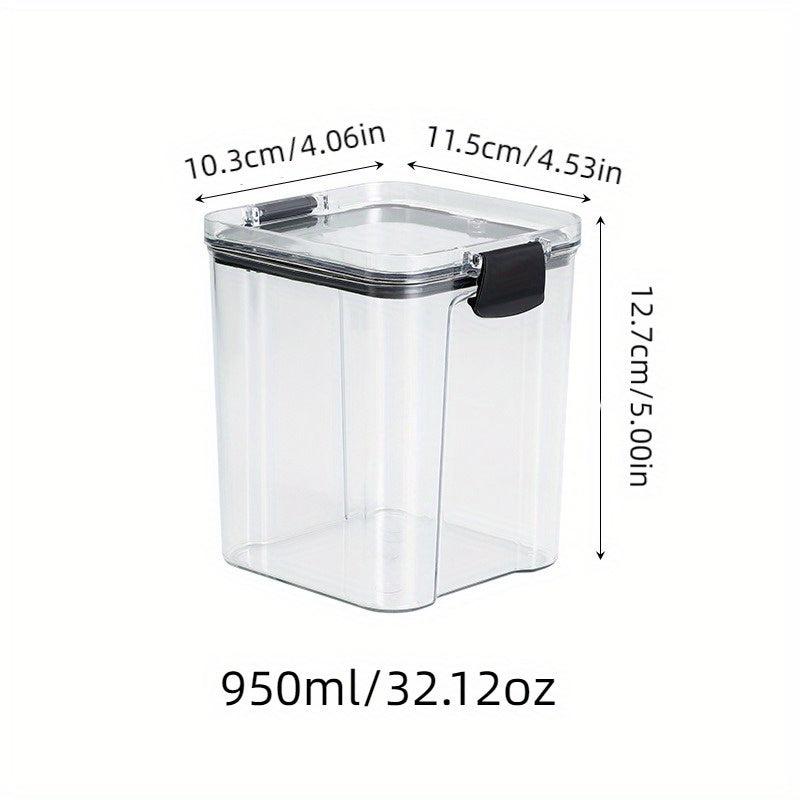 Clear Airtight Food Storage Containers with Lids for Fresh Keeping