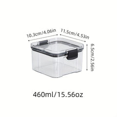Clear Airtight Food Storage Containers with Lids for Fresh Keeping
