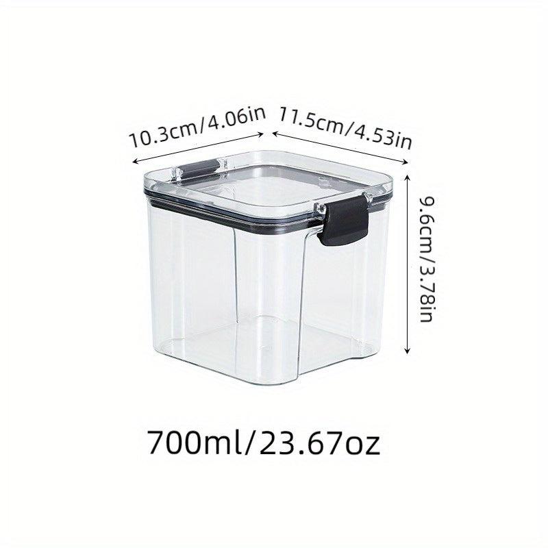 Clear Airtight Food Storage Containers with Lids for Fresh Keeping