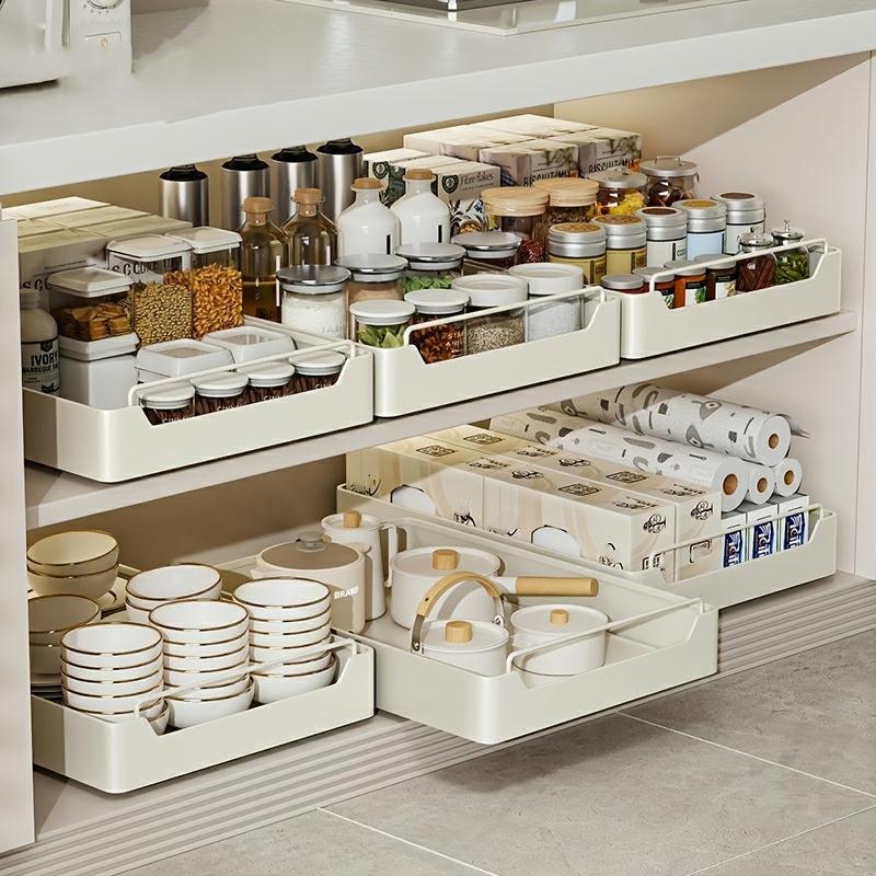 Under Sink Pull Out Shelf Drawer Organizer Cookware Organizer