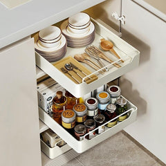 Under Sink Pull Out Shelf Drawer Organizer Cookware Organizer