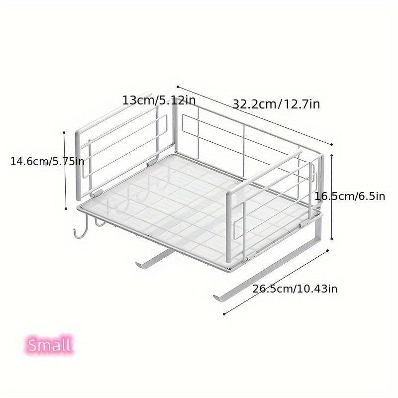 Hanging Basket Kitchen Shelf Storage Rack Pull Out Seasoning Basket
