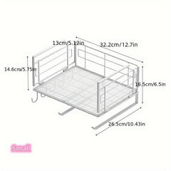 Hanging Basket Kitchen Shelf Storage Rack Pull Out Seasoning Basket