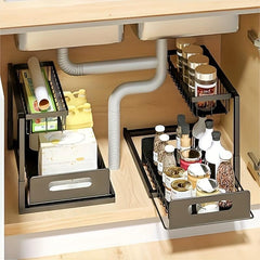 2 Tier Under Sink Organizer Cabinet Storage