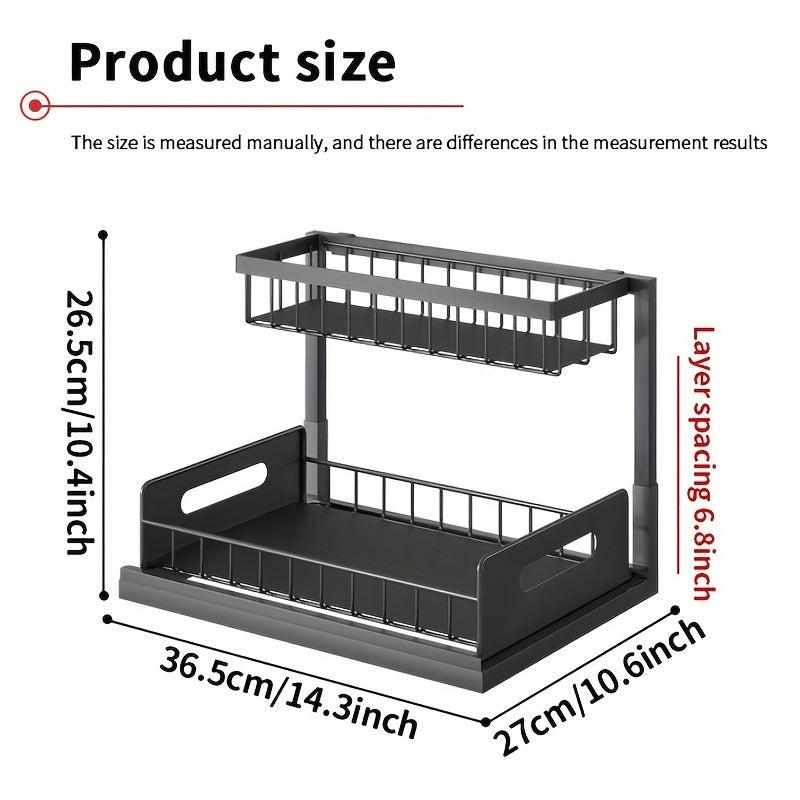 2 Tier Under Sink Organizer Cabinet Storage