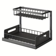 2 Tier Under Sink Organizer Cabinet Storage