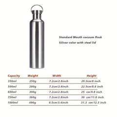 12oz Sports Water Bottle Insulated Stainless Steel Hot Cold Double Walled