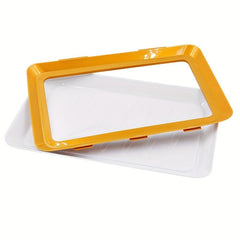 Rectangular Snap Vacuum Preservation Tray Reusable Sealed Food Storage