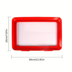 Rectangular Snap Vacuum Preservation Tray Reusable Sealed Food Storage