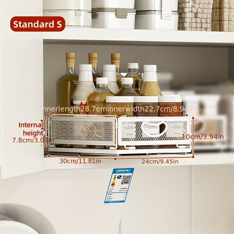 Kitchen Cabinet Storage Rack Pull Out Spice Rack Organizer