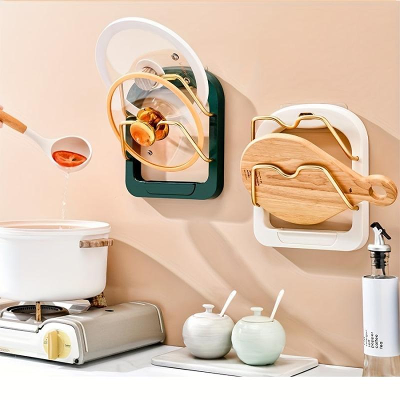Pot Cover Rack Wall-mounted Storage Kitchen Holder