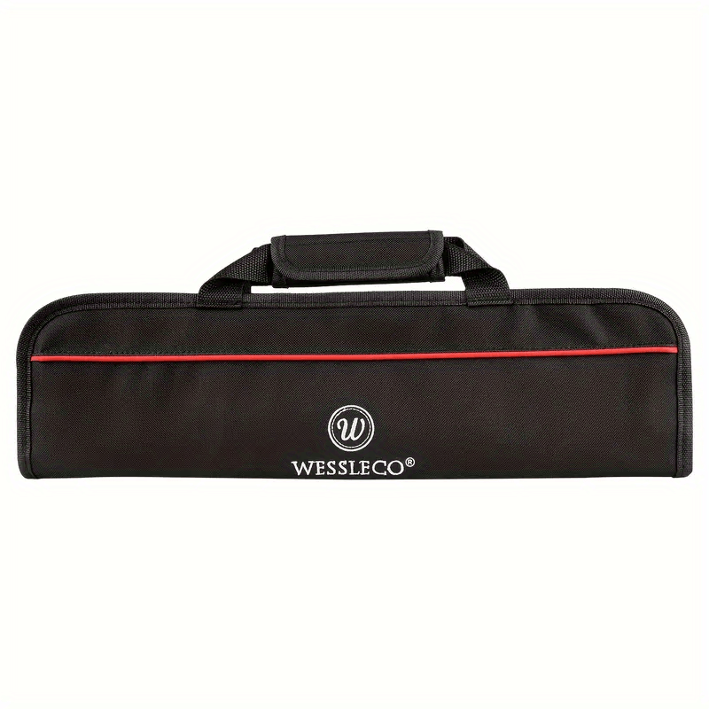 Chef Bag 5 Slots Case Kitchen Storage Carrying Pouch Red