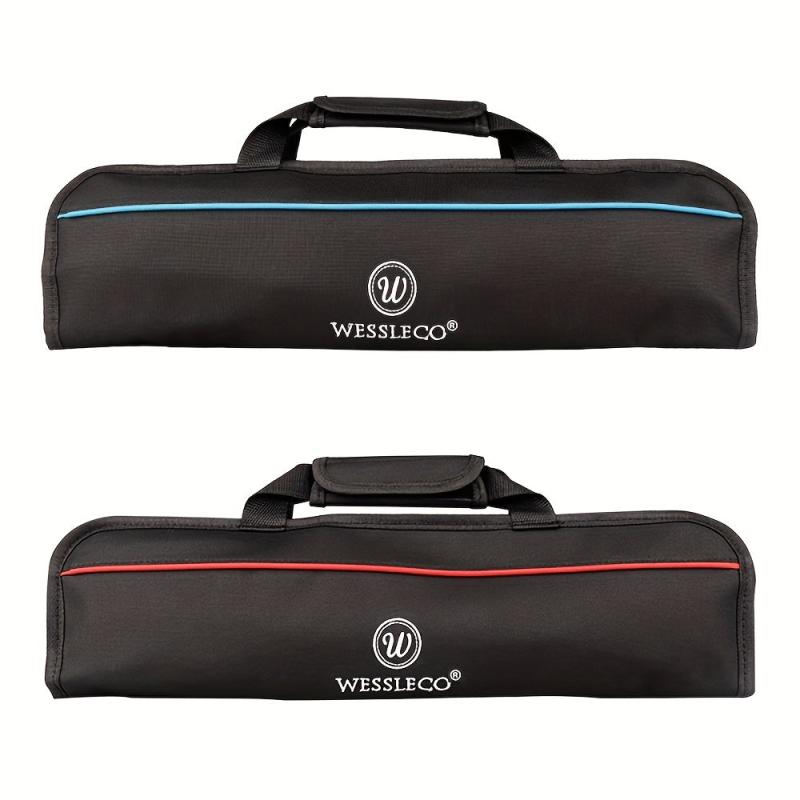 Chef Bag 5 Slots Case Kitchen Storage Carrying Pouch Red