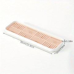 Kitchen Sponge Holder Countertop Sink Organizer with Drain Soap Storage Rack