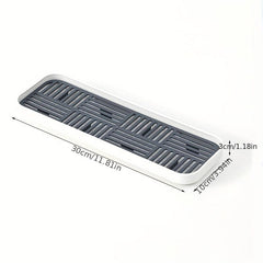 Kitchen Sponge Holder Countertop Sink Organizer with Drain Soap Storage Rack