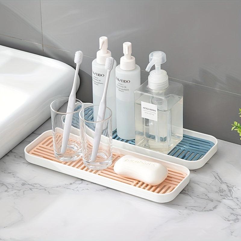 Kitchen Sponge Holder Countertop Sink Organizer with Drain Soap Storage Rack