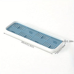 Kitchen Sponge Holder Countertop Sink Organizer with Drain Soap Storage Rack