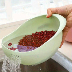 1pc Rice Washer Strainer Colanders For Cleaning Vegetable Fruit Pasta