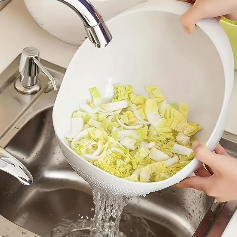 1pc Rice Washer Strainer Colanders For Cleaning Vegetable Fruit Pasta
