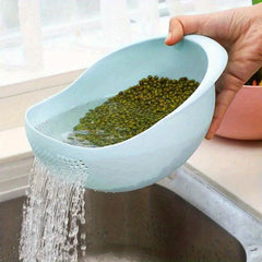 1pc Rice Washer Strainer Colanders For Cleaning Vegetable Fruit Pasta