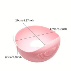 1pc Rice Washer Strainer Colanders For Cleaning Vegetable Fruit Pasta