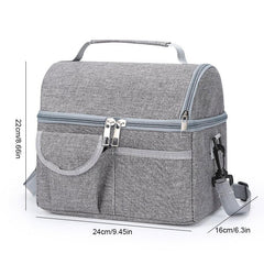 Portable Insulation Lunch Bag for Camping Picnic Beach
