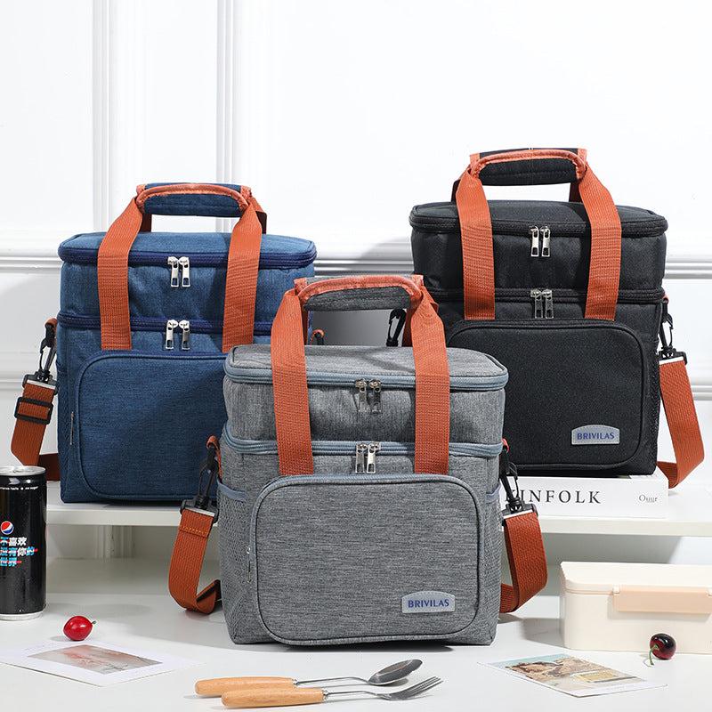 Portable Insulation Lunch Bag for Camping Picnic Beach