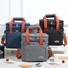 Portable Insulation Lunch Bag for Camping Picnic Beach