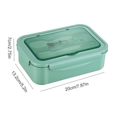 Leakproof Microwave Bento Box for School and Work Lunches