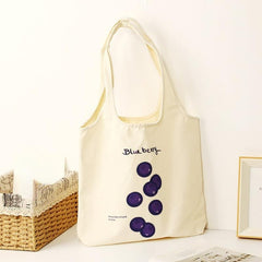 Canvas Bag Students Hand held Shopping Bags Cotton Canvas Bags Vest Bags