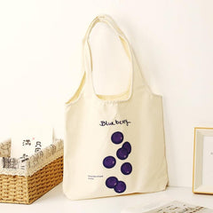 Canvas Bag Students Hand held Shopping Bags Cotton Canvas Bags Vest Bags