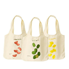 Canvas Bag Students Hand held Shopping Bags Cotton Canvas Bags Vest Bags