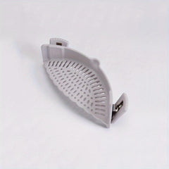 Silicone Drain Pan with Side Drainer & Filter for Kitchen Use
