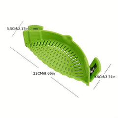 Silicone Drain Pan with Side Drainer & Filter for Kitchen Use