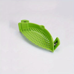 Silicone Drain Pan with Side Drainer & Filter for Kitchen Use