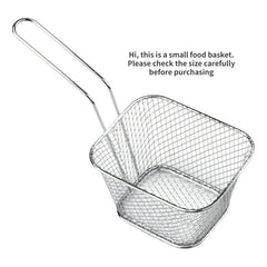 4pcs Mini French Fries Basket Square Frying Baskets Kitchen Cooking Tool