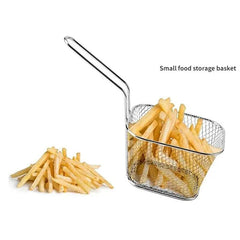 4pcs Mini French Fries Basket Square Frying Baskets Kitchen Cooking Tool