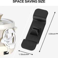 6pcs Kitchen Appliance Cord Organizer Stick On Cord Wrapper Winder Holder