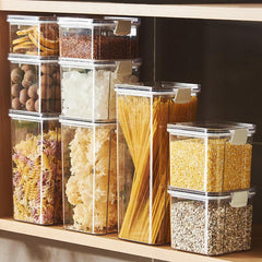 Clear Airtight Food Storage Containers - Moisture-proof Fresh-keeping Box