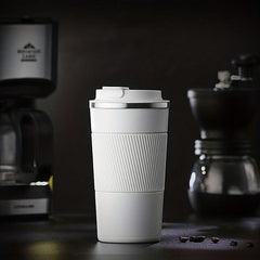 Stainless Steel Travel Mug 12.85oz Vacuum Insulated Coffee Travel Mug