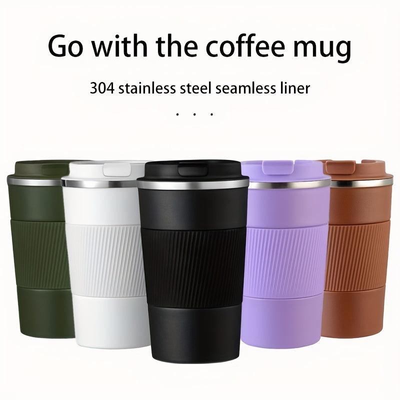 Stainless Steel Travel Mug 12.85oz Vacuum Insulated Coffee Travel Mug