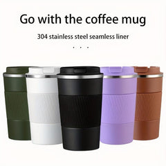 Stainless Steel Travel Mug 12.85oz Vacuum Insulated Coffee Travel Mug