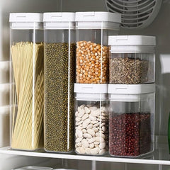 3pc Airtight Square Food Storage Containers - Sealed Fresh-keeping Box Set