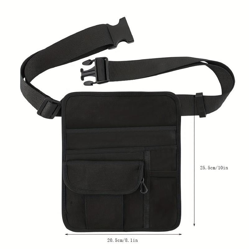 Canvas Storage Waist Bag with Adjustable Belt for Restaurant Orders