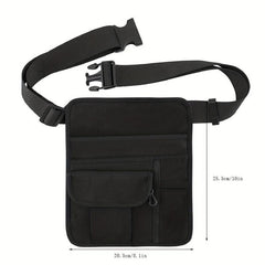 Canvas Storage Waist Bag with Adjustable Belt for Restaurant Orders