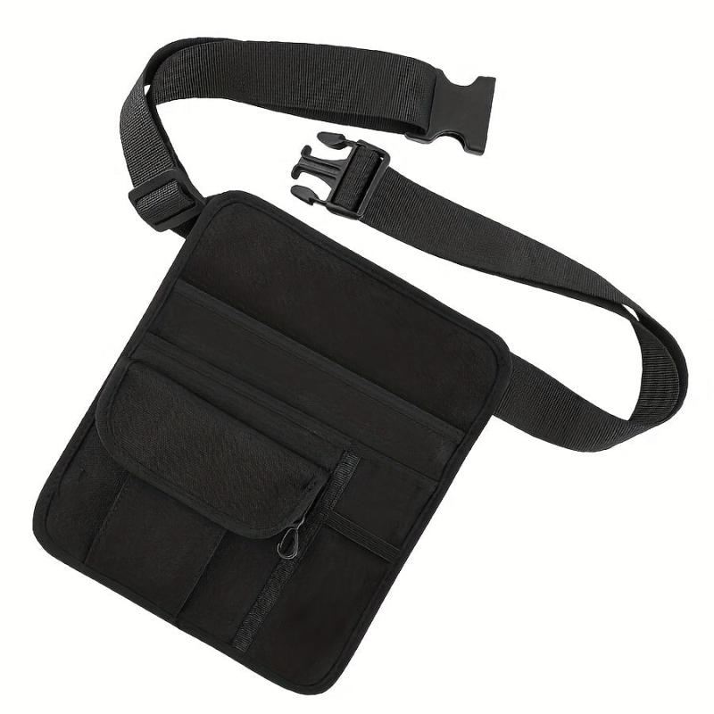 Canvas Storage Waist Bag with Adjustable Belt for Restaurant Orders