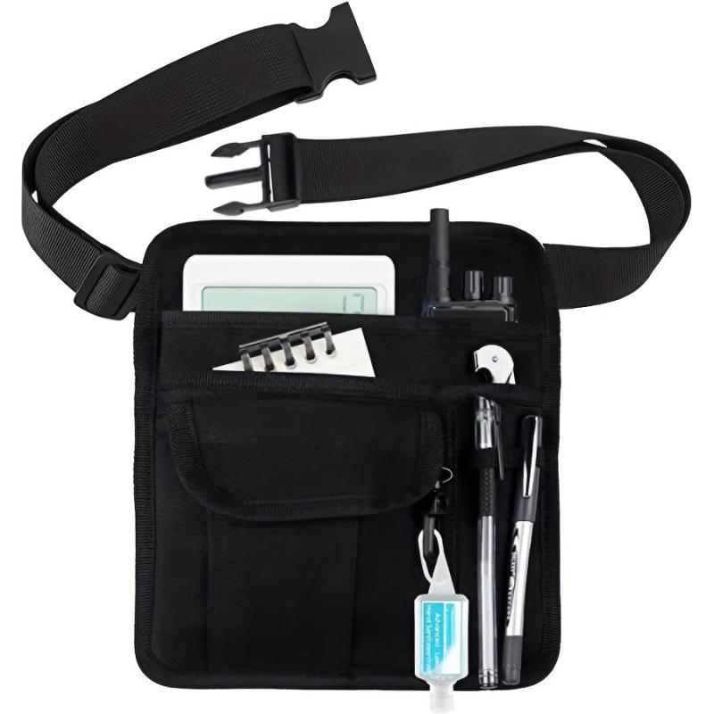 Canvas Storage Waist Bag with Adjustable Belt for Restaurant Orders