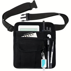 Canvas Storage Waist Bag with Adjustable Belt for Restaurant Orders
